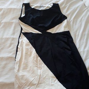 VfEmage Bodycon Geometric Design dress